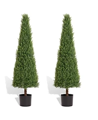 Streamdale Furniture Artificial Boxwood Topiary Trees 120cm 2pcs
