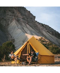 White Duck Outdoors Regatta Bell Tent-16.5' (Tuscan Sun, Water Repellent