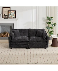 Streamdale Furniture Streamdale Cloud Couch: Ultimate Comfort Chenille Sofa with Ergonomic Support