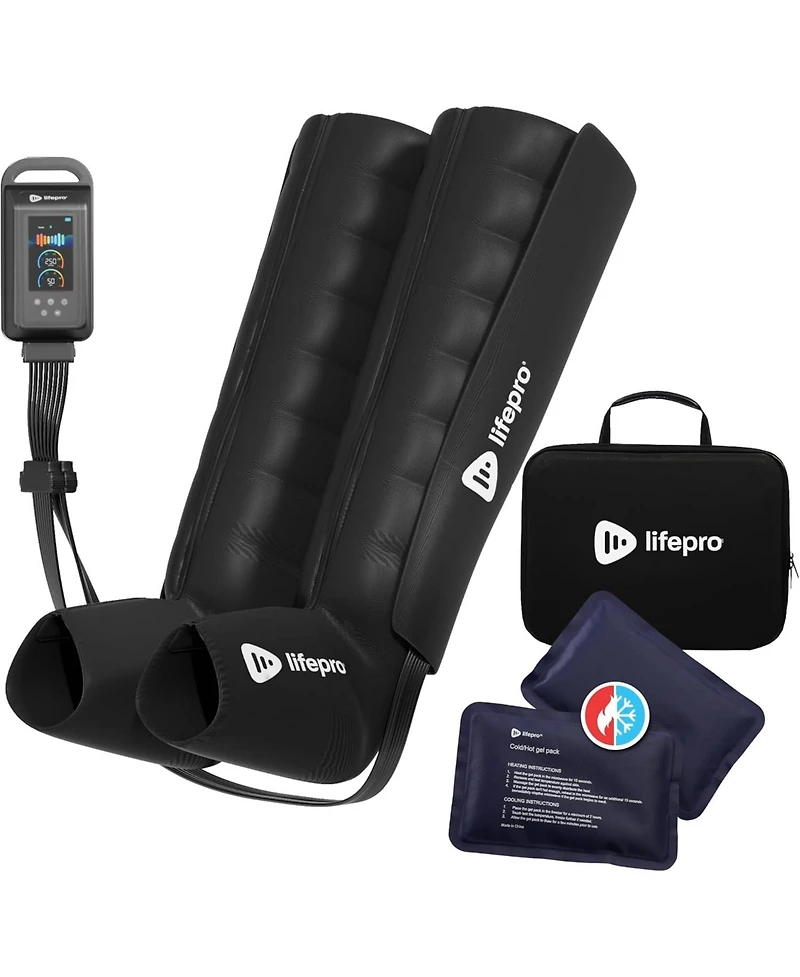 LifePro Air Compression Leg Massager for Circulation, Pain Relief, and Recovery - Covers Legs, Calf, Thigh, and Foot