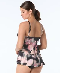 Coco Reef Womens Contours Diamond Wrap Tankini Top High Waist Bikini Bottoms