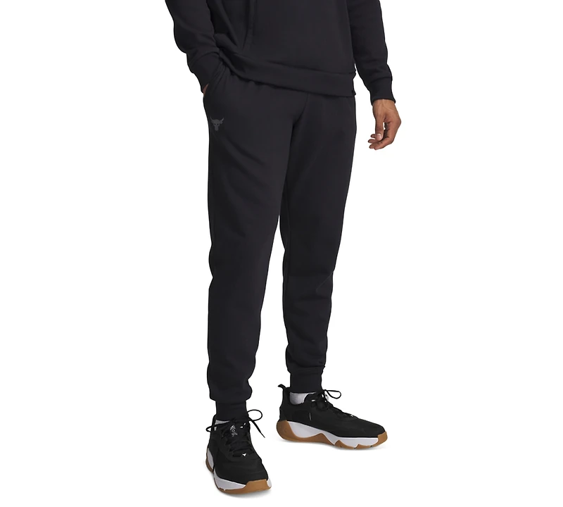 Under Armour Men's Project Rock Rival Tapered Leg Joggers