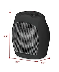 Black+Decker 1500W Portable Space Heater, Black