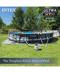Intex Ultra Xtr 16ft x 48in Round Above Ground Pool Set w/ Pump & Robot Vacuum