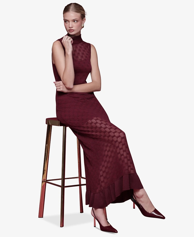 Avec Les Filles Women's Sleeveless Midi Dress