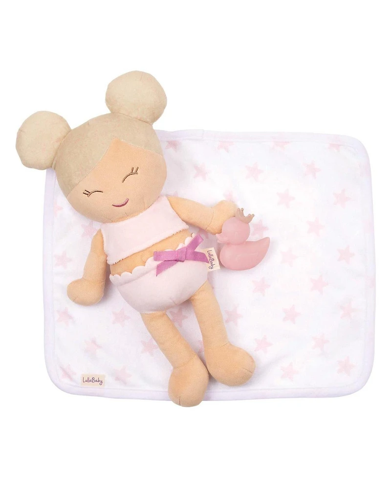 Battat 14" Plush Water Play Baby Doll & Bathtub Set