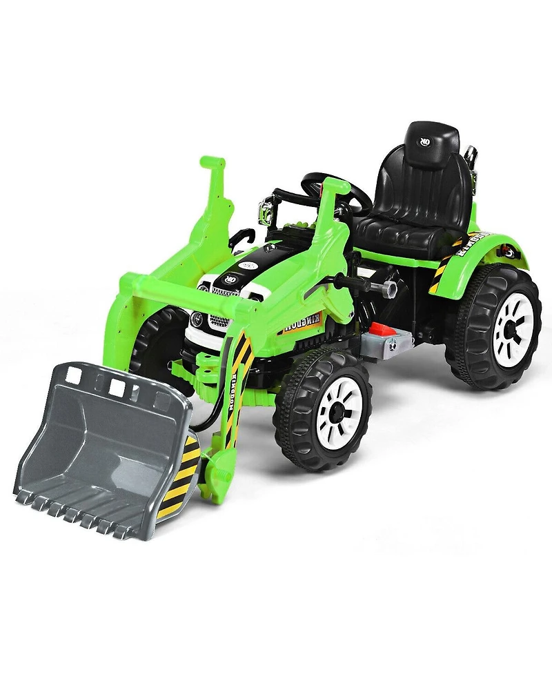 Sugift 12V Kids Ride On Car Utv Electric Vehicle with Led Lights Music and Horn