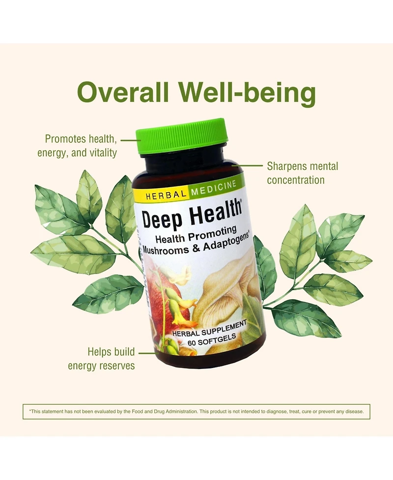 Trace Minerals Deep Health 60 count Herbs Etc.