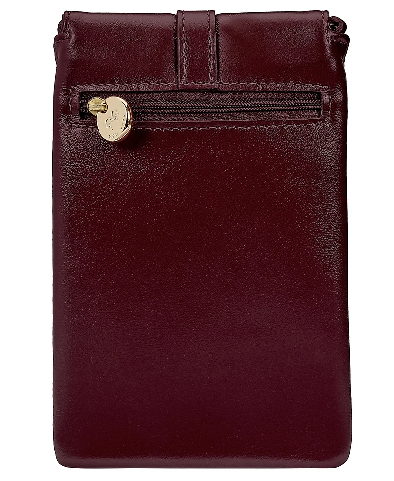 GiGi New York Emmie Leather Phone Crossbody Bag