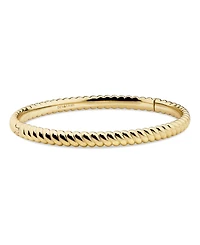 Devata Twisted Rope Bangle Bracelet in -Plated Sterling , Size