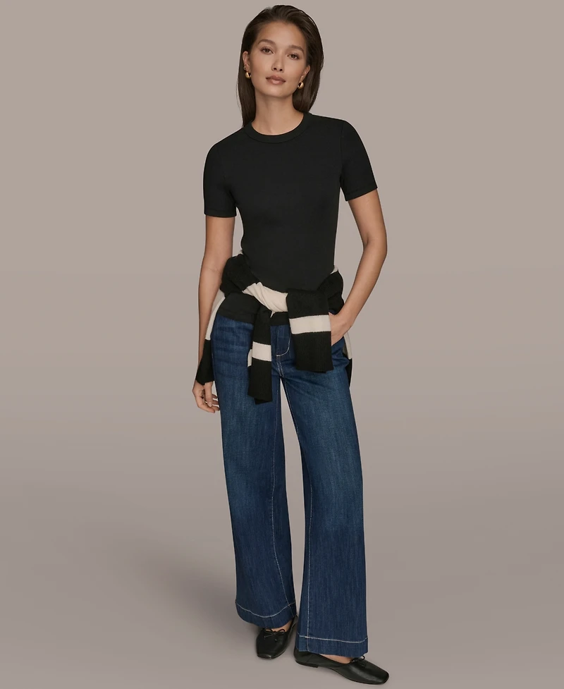 Donna Karan Weekend Women's Short-Sleeve Crewneck T-Shirt