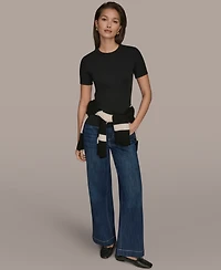Donna Karan Weekend Women's Short-Sleeve Crewneck T-Shirt