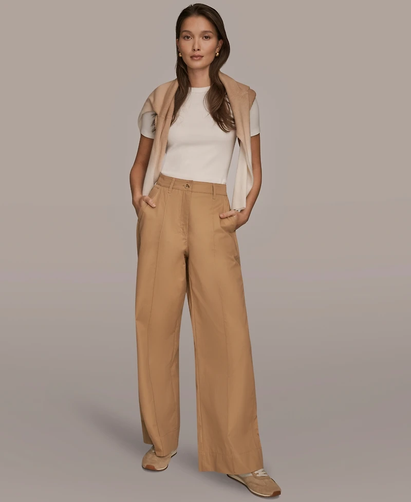 Donna Karan Weekend Women's High-Rise Pintuck Trousers