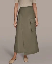 Donna Karan Weekend Women's Asymmetrical Wrap Skirt