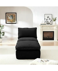 Streamdale Furniture Streamdale Modern corduroy cloud sofa