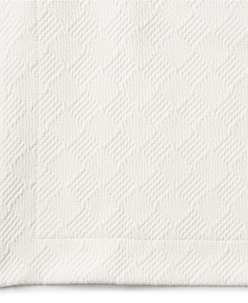 Lands' End Basketweave Cotton Matelasse Pillow Sham