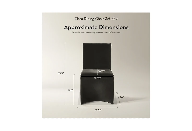 Z Gallerie Elara Dining Chair-Set of 2