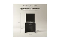 Z Gallerie Elara Dining Chair-Set of 2