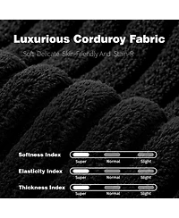 Streamdale 108" Cloud Sectional Couch with L-Shape Chaise, Modern Modular Sofa, Deep Seat, Plush Corduroy