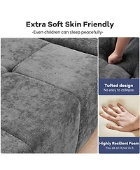 Streamdale Furniture Modern cloud sofa, modular L-shaped chaise, deep seat.