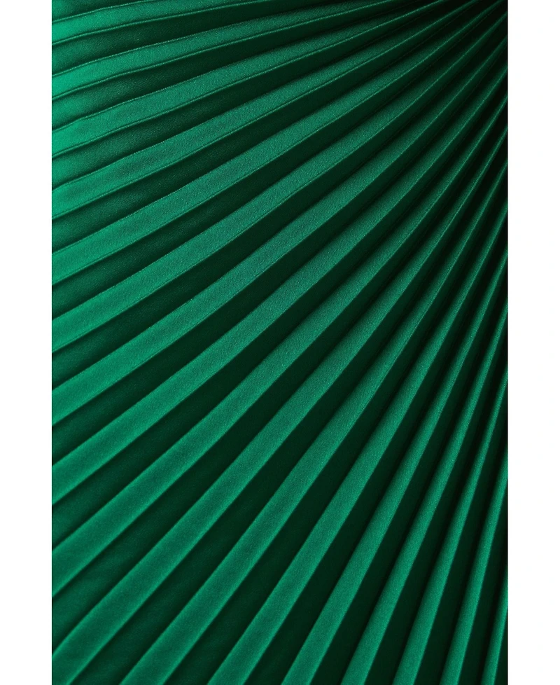 Coast Women's Satin Pleated Wrap Dress