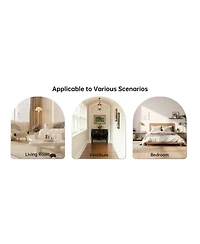 Streamdale Furniture Streamdale Black Wood Grain Mdf Coffee Table - Luxurious Design (70 characters)