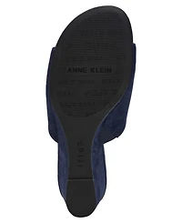 Anne Klein Women's Charisma Peep-Toe Wedge Heel Sandals