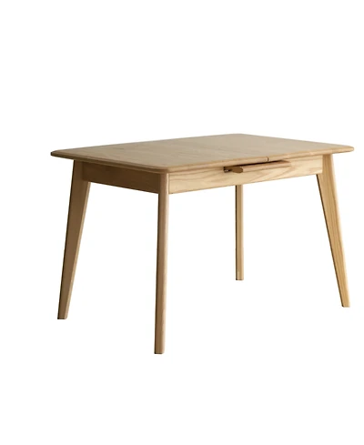 Streamdale Furniture Solid Oak Round Dining Table (Extending, Seats 6-8
