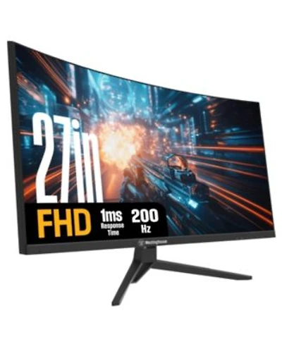 Westinghouse 27 X22 Curved Gaming Monitor 200hz 1080p 1500r Amd Freesync Built In Speakers Hdmi Dp