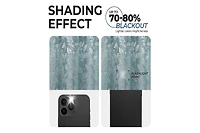 Superior Modern Leaves Room Darkening Grommet Top Curtain Panels