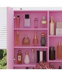 Homsee Gray Wood Tv Stand Media Console Table Storage Cabinet Dresser