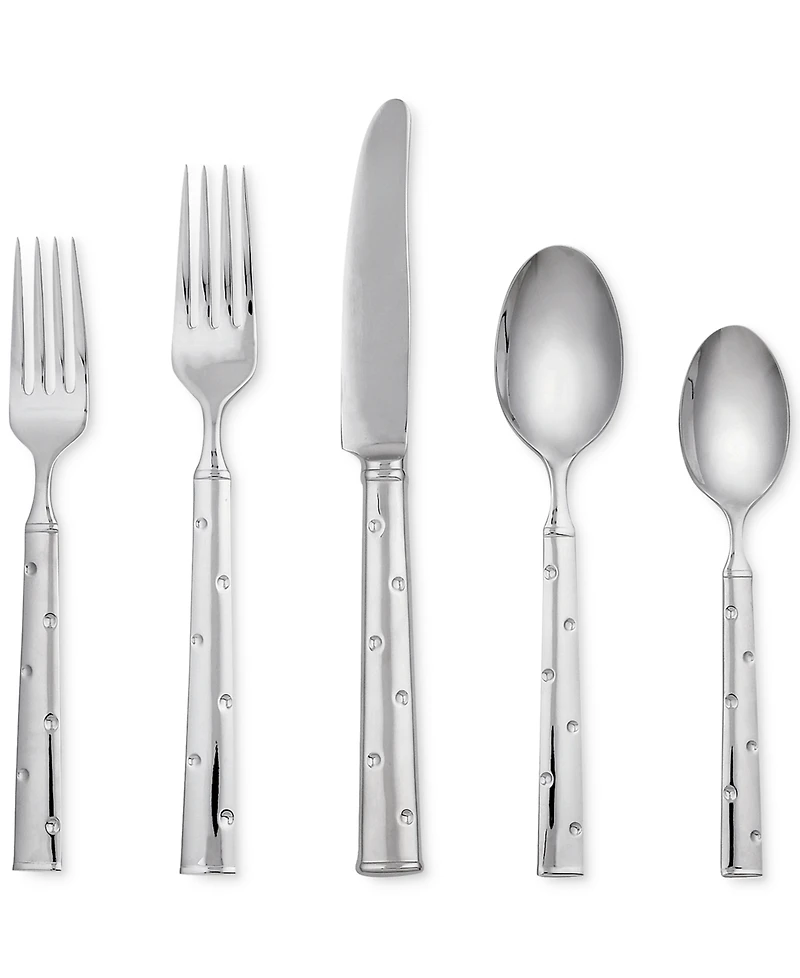 kate spade new york Larabee Dot 20 Piece Flatware Set, Service for 4