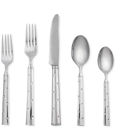 kate spade new york Larabee Dot 20 Piece Flatware Set, Service for 4