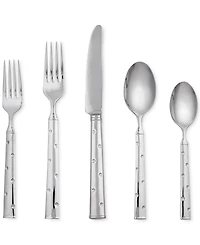 kate spade new york Larabee Dot 20 Piece Flatware Set, Service for 4