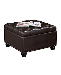 Convenience Concepts 28" Plywood Square Ottoman Coffee Table