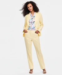 Tahari Asl Women's Peak Lapel One-Button Blazer