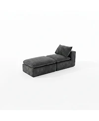 Streamdale Furniture Modern Chenille Cloud Sofa - Freely Combinable & Comfortable