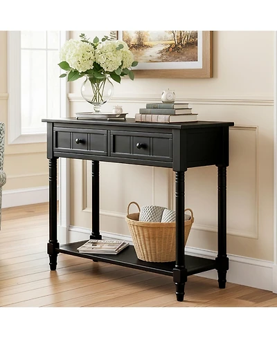 Streamdale Furniture Daisy Series Console Table (Black