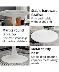 Streamdale Furniture Mid-Century Modern Coffee/Dining Table (2-4 People)