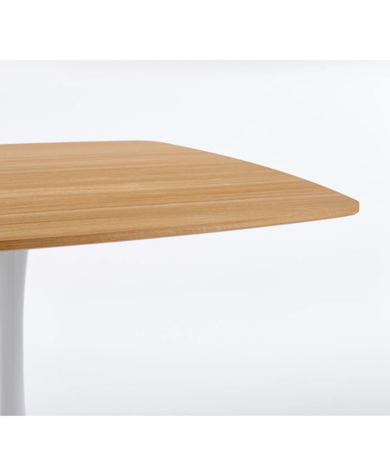 Streamdale Furniture 42" Square Tulip Dining Table (Seats 2-6) - Modern Mid-Century Kitchen Table