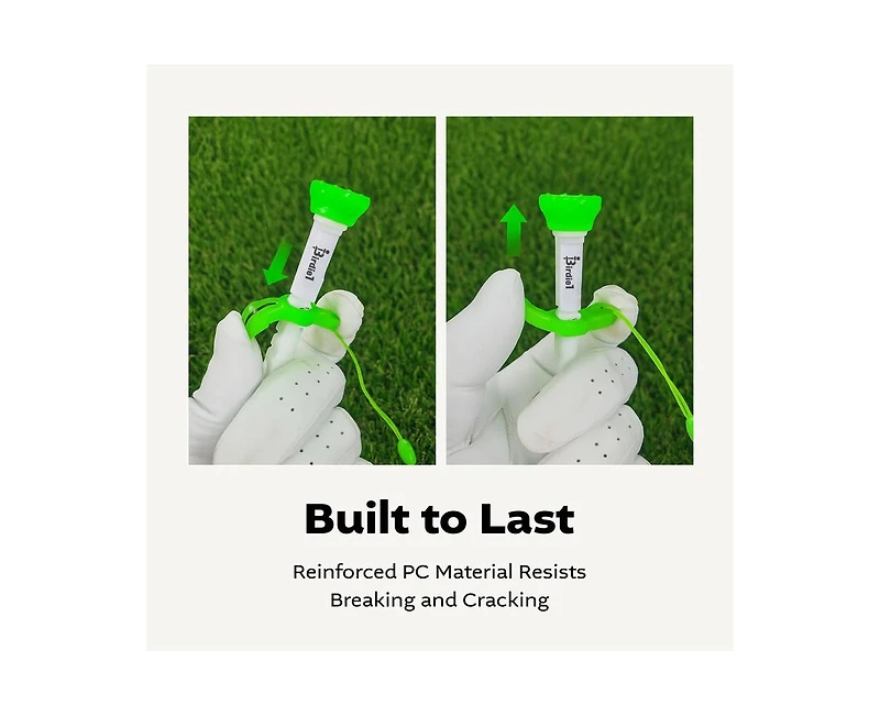 Birdie1 Smart Golf Tees (Long Tees + Short Tees), 5 pack