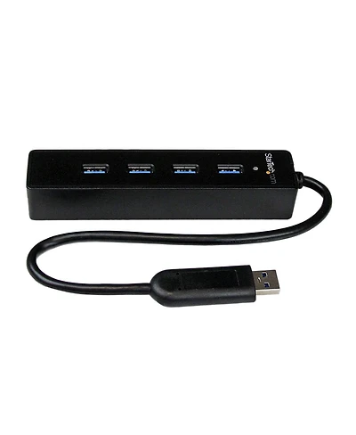 StarTech 4 Port Portable SuperSpeed Usb 3.0 Hub with Built-in Cable