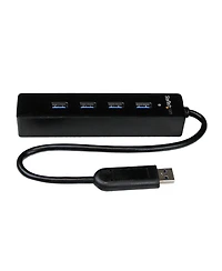 StarTech 4 Port Portable SuperSpeed Usb 3.0 Hub with Built-in Cable