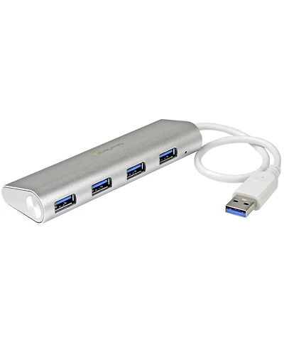 StarTech 4-Port Portable Apple Style Usb 3.0 Hub with Built-In Cable