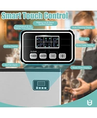 Euhomy 22.2-in 400Lbs/Day Commercial Cubed Ice Maker with Flip-up Door and 250Lbs Ice Storage Capacity