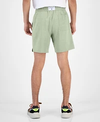 Guess Men's Solid Drawstring Swim Trunks