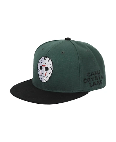 Friday the 13th Men's Jason Mask Traditional Snapback Cap