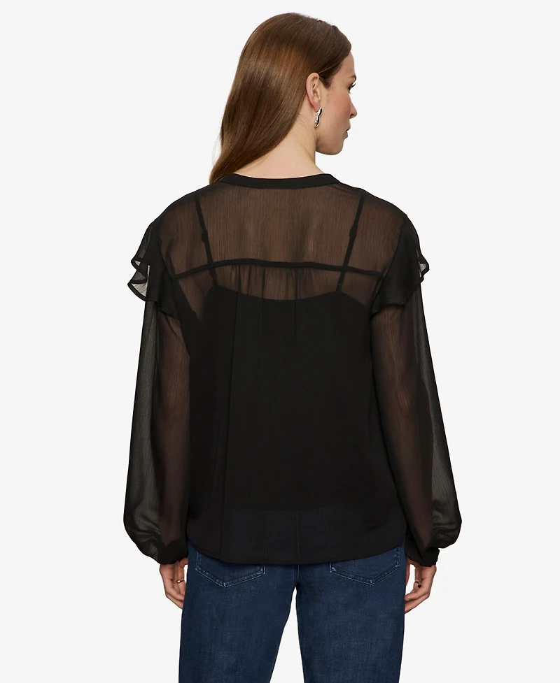 Sanctuary Women's Nostalgia Embroidered Top