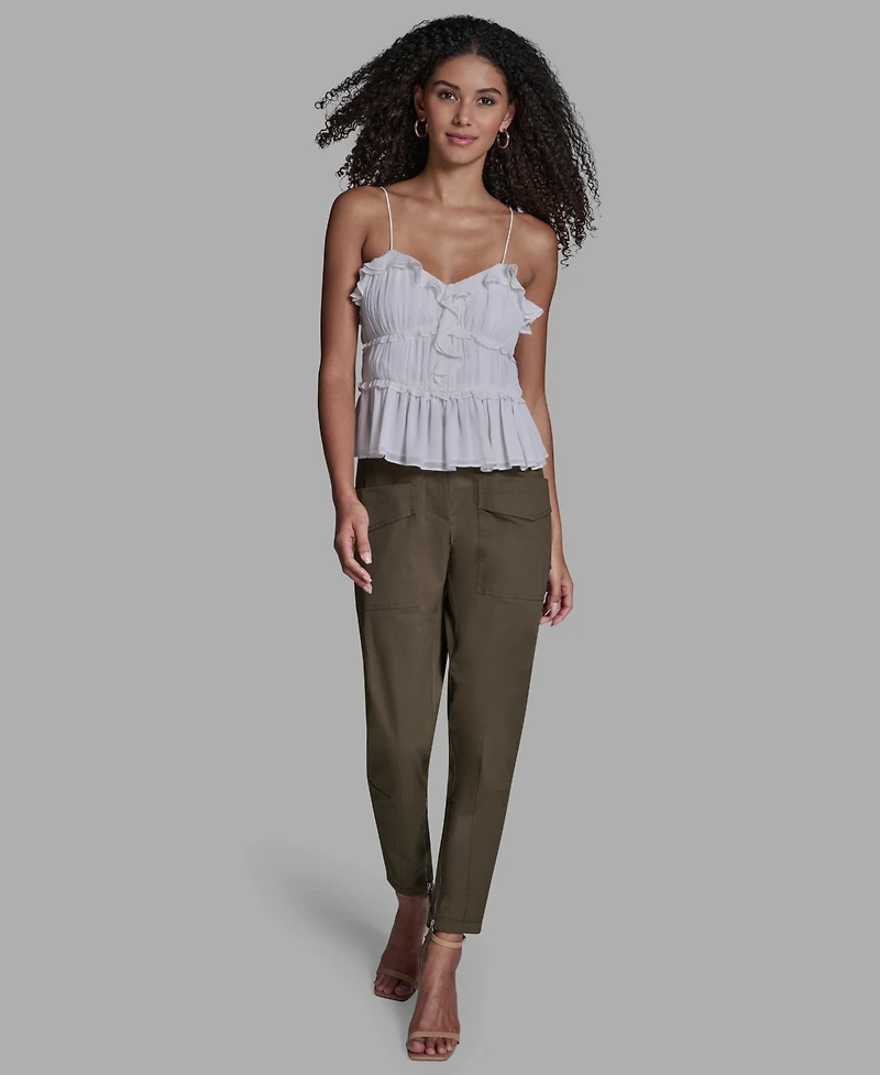 Bcbg Women's Sleeveless Square Neck Tank Top