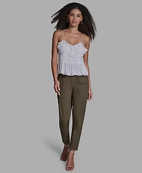 Bcbg Women's Sleeveless Square Neck Tank Top